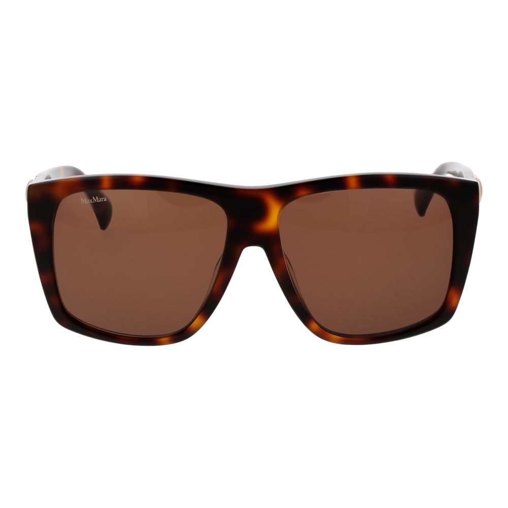 Max Mara Braune Sonnenbrille aus Acetat