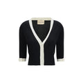 Valentino Schwarzer Baumwollcardigan