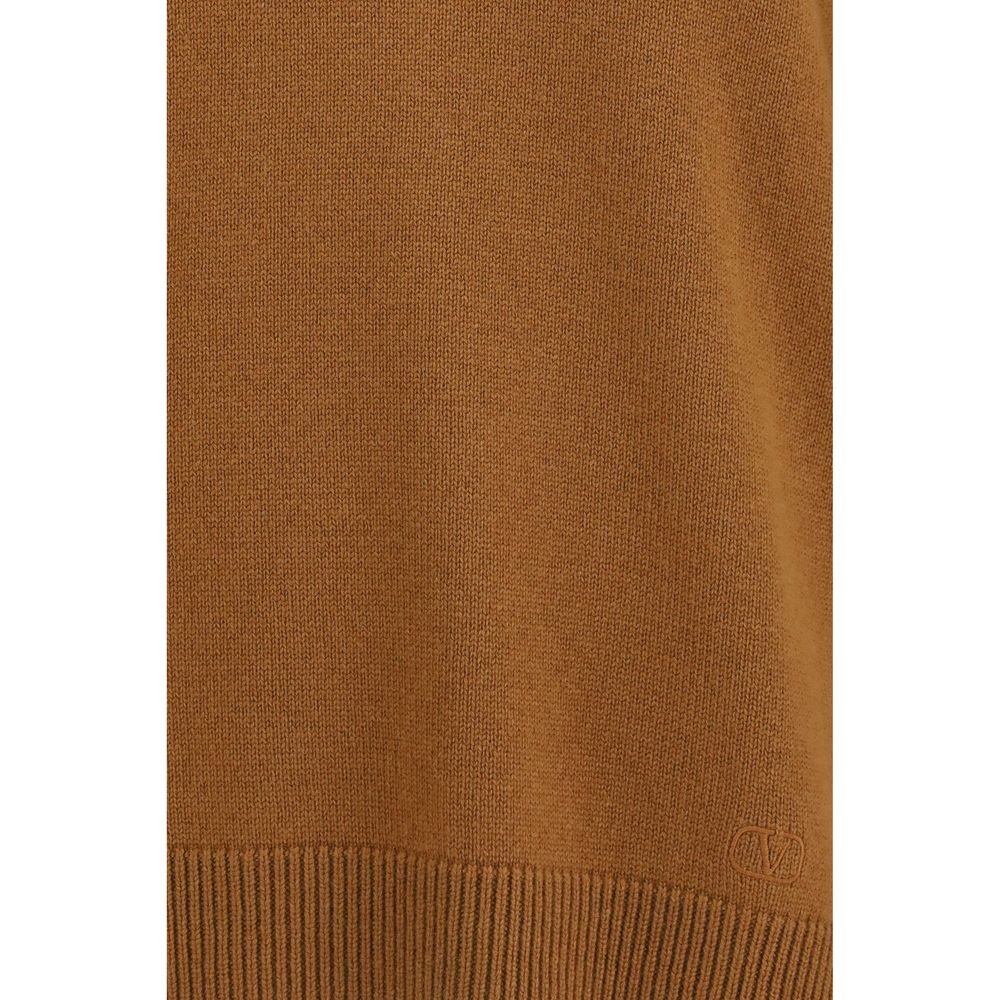 Valentino Brauner Kaschmirpullover