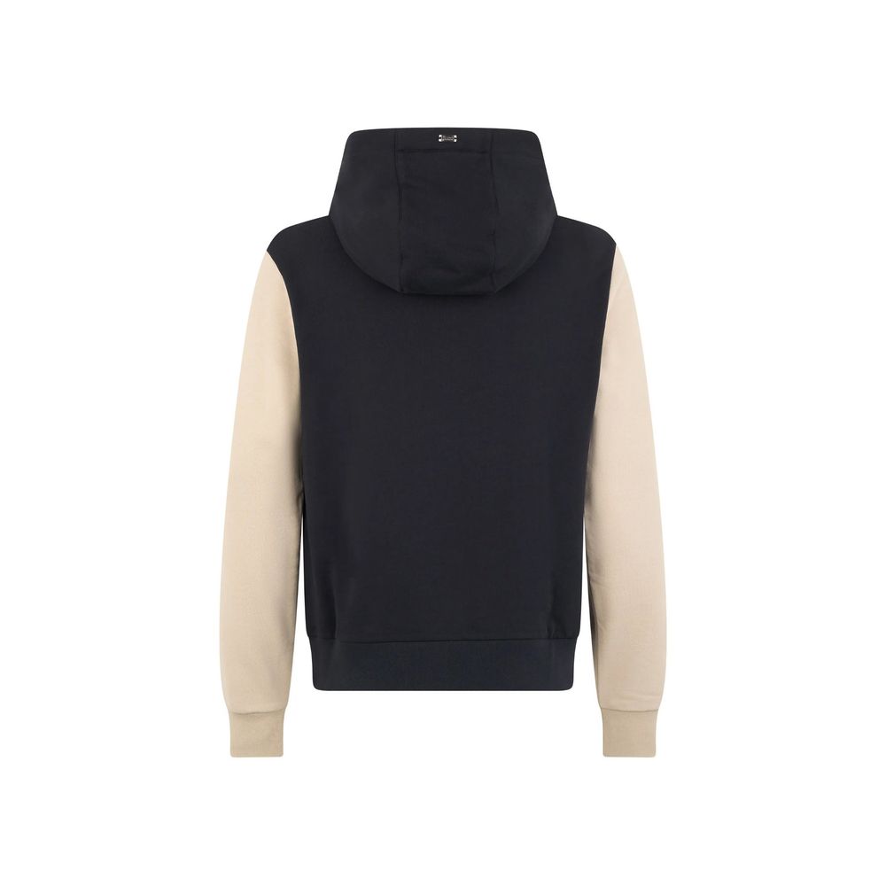 Herno Blauer Baumwoll-Sweatshirt