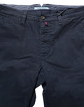 Domenico Tagliente Navy Blue Skinny Chino Mid Waist Men Pants