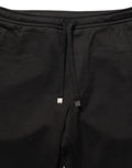 Dolce & Gabbana Schwarze Woll-Jogger Herren Sweatpants Hose