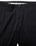 Dolce & Gabbana Schwarze Wollhose mit schmal zulaufendem Bein