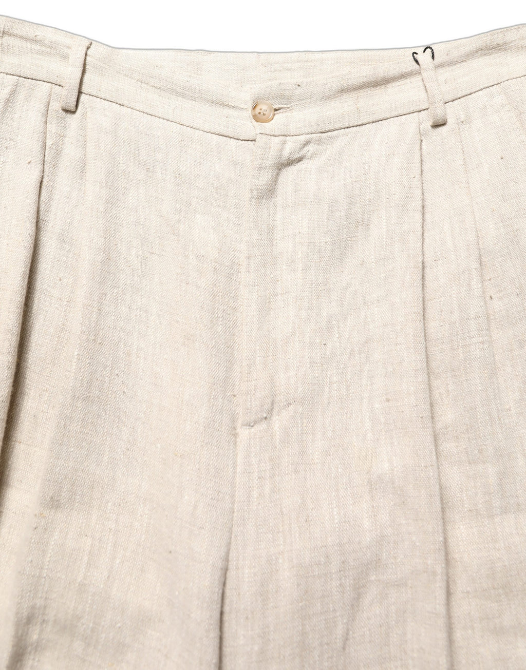Dolce & Gabbana Beige Leinen Hose für Herren, schmal zulaufend