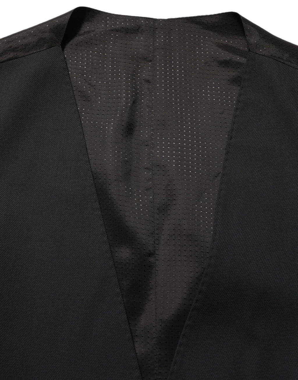 Dolce & Gabbana Schwarze einreihige Herrenweste
