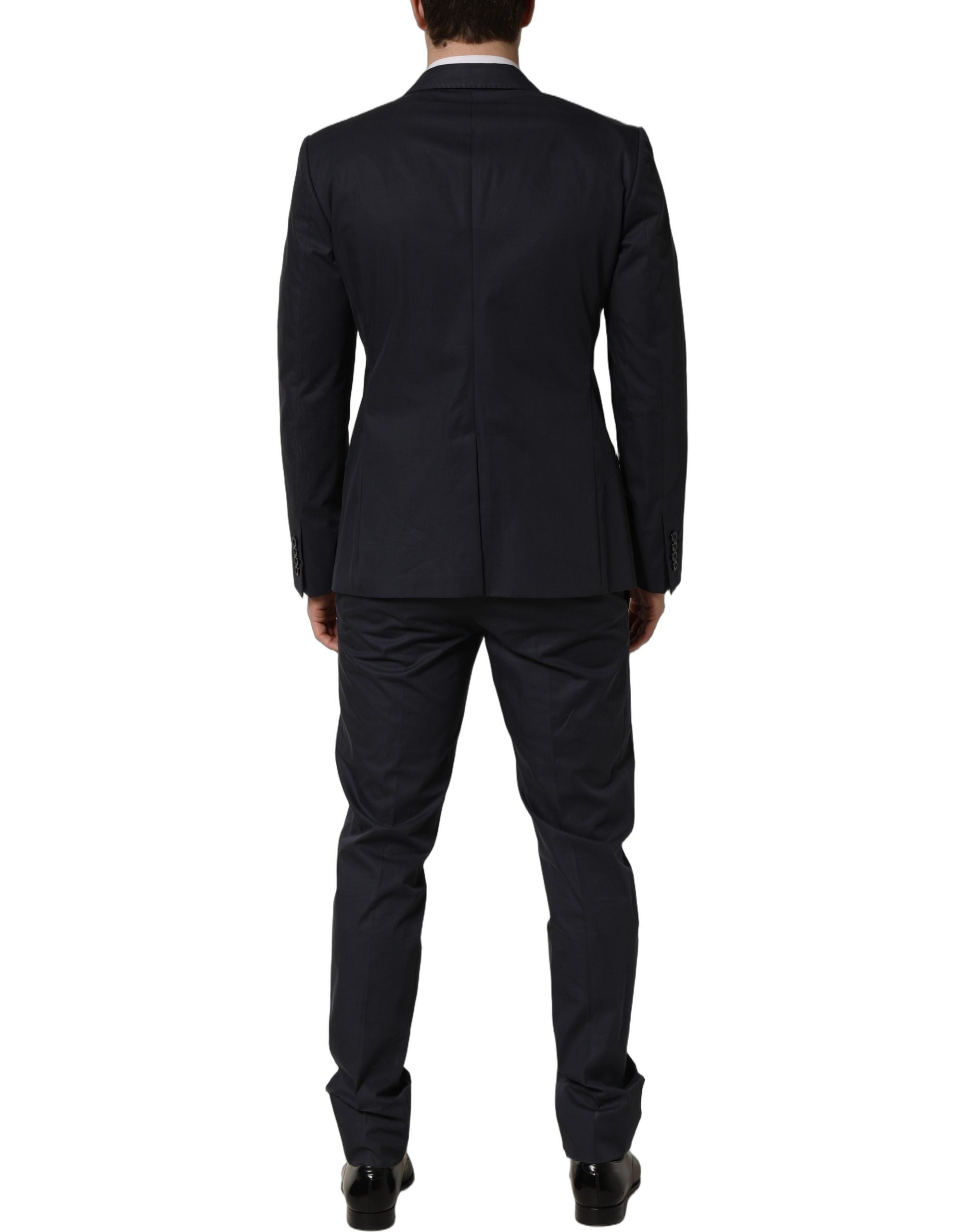 Dolce & Gabbana Blauer Baumwoll Anzug in Slim Fit für Herren