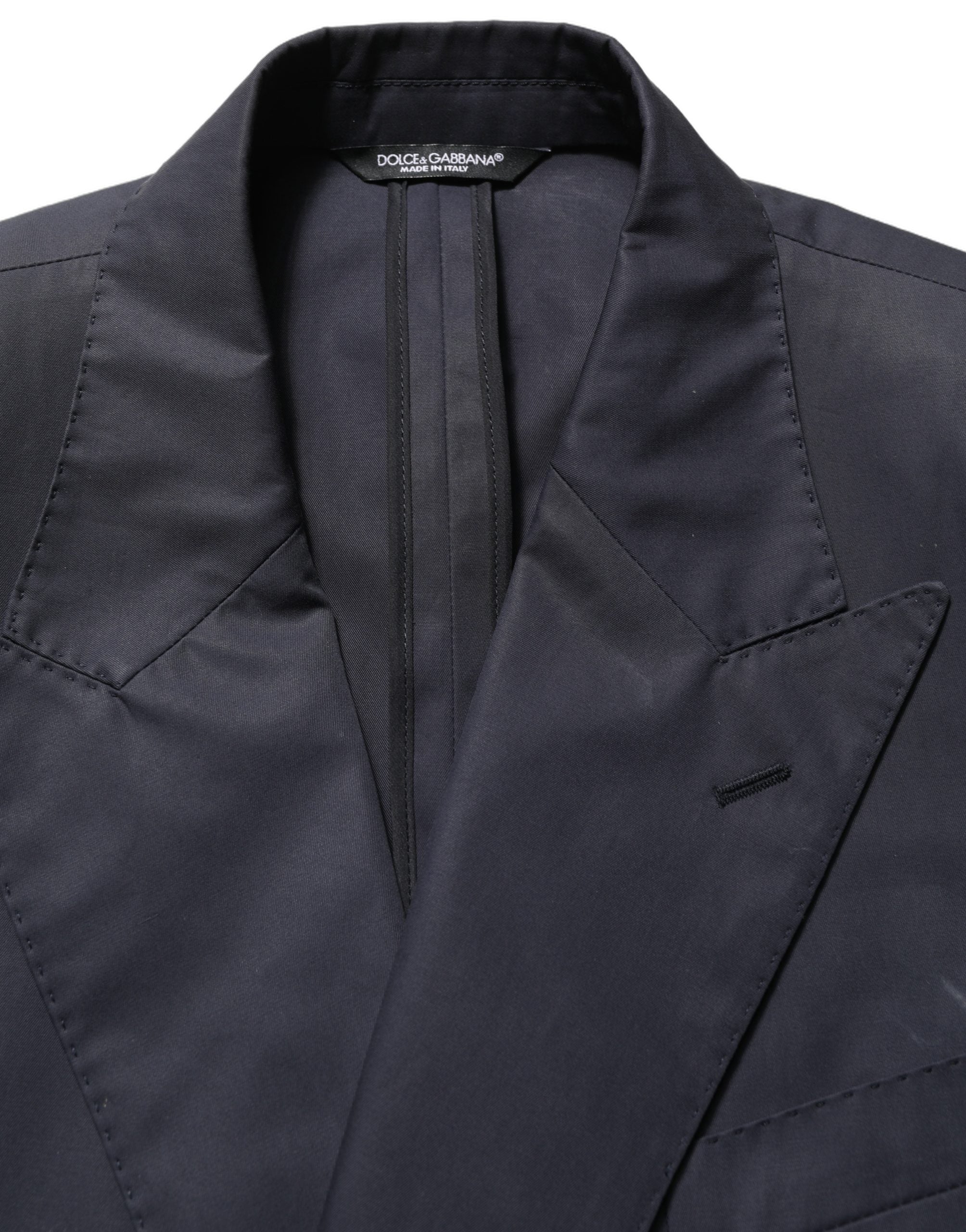 Dolce & Gabbana Blauer Baumwoll Anzug in Slim Fit für Herren