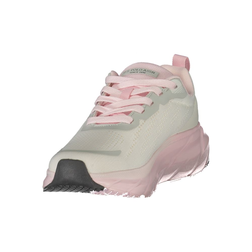 U.S. POLO ASSN. Weiße Sneaker aus Polyester