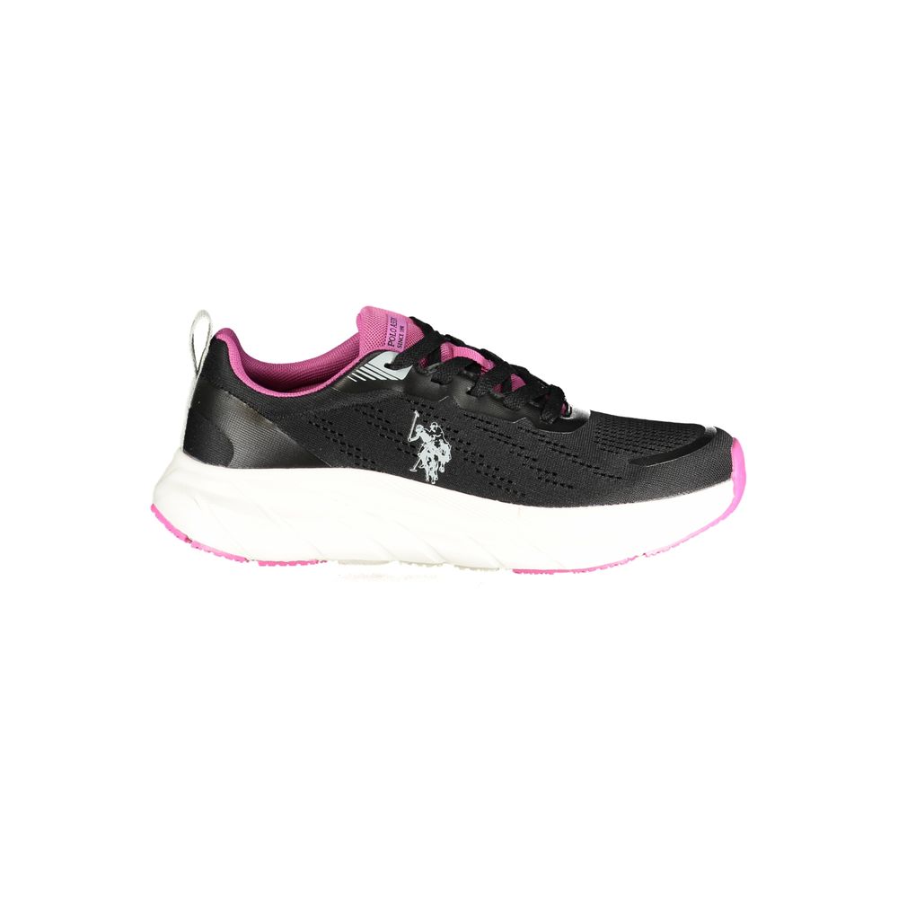 U.S. POLO ASSN. Nero Stoff-Sneaker für Damen