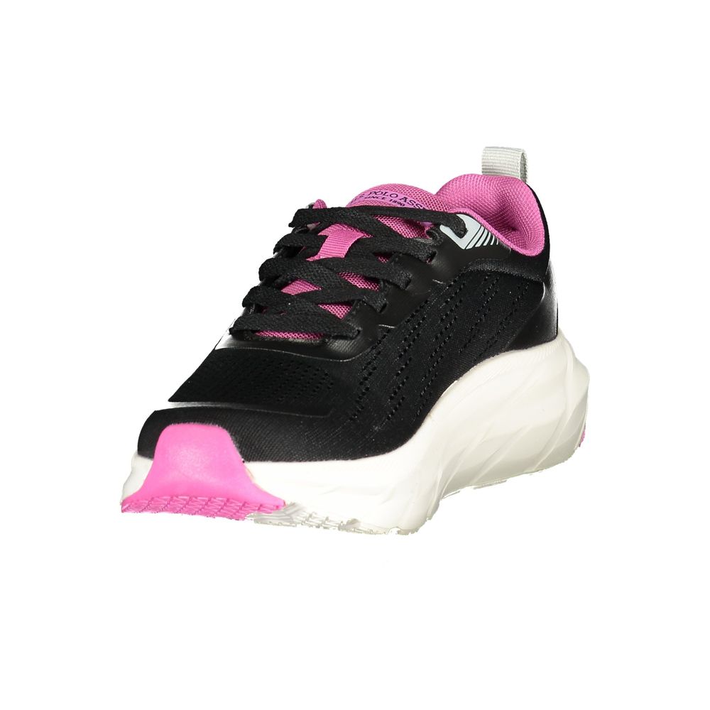 U.S. POLO ASSN. Nero Stoff-Sneaker für Damen