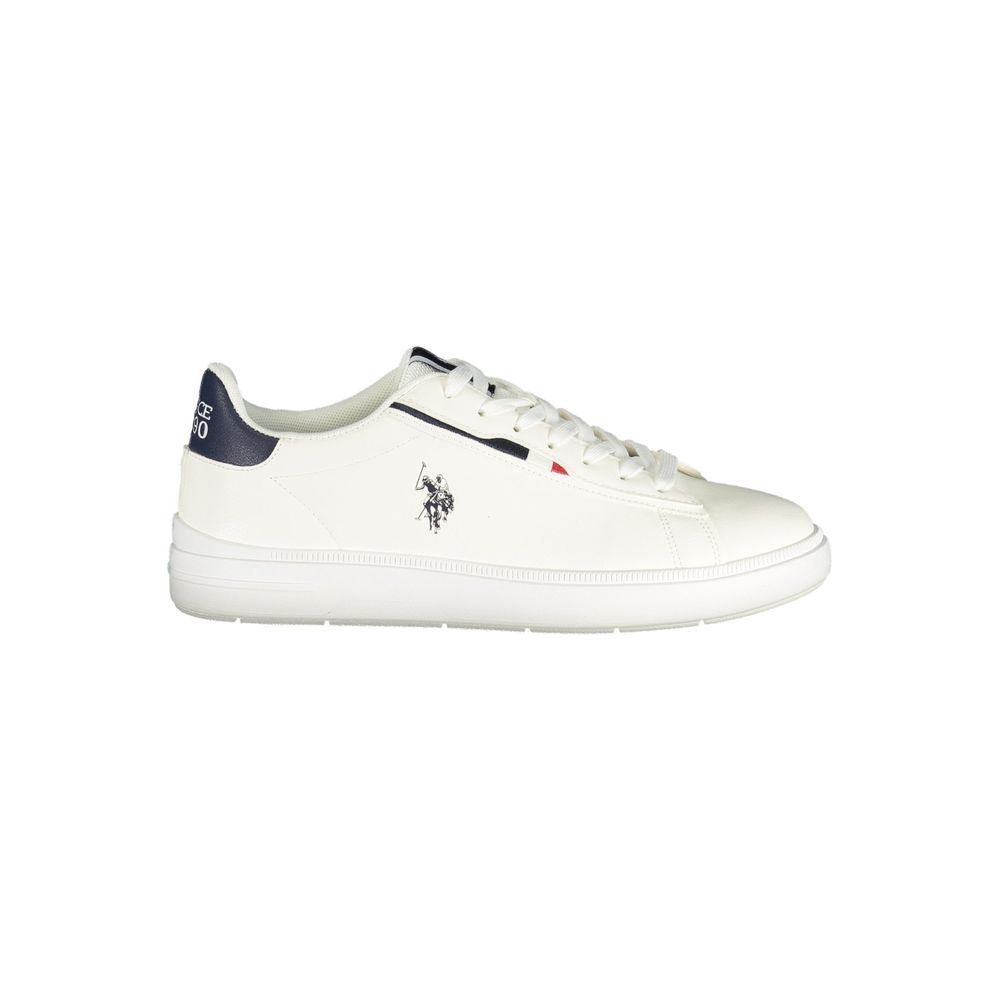 U.S. POLO ASSN. Herren-Sneaker aus weißem Polyurethan