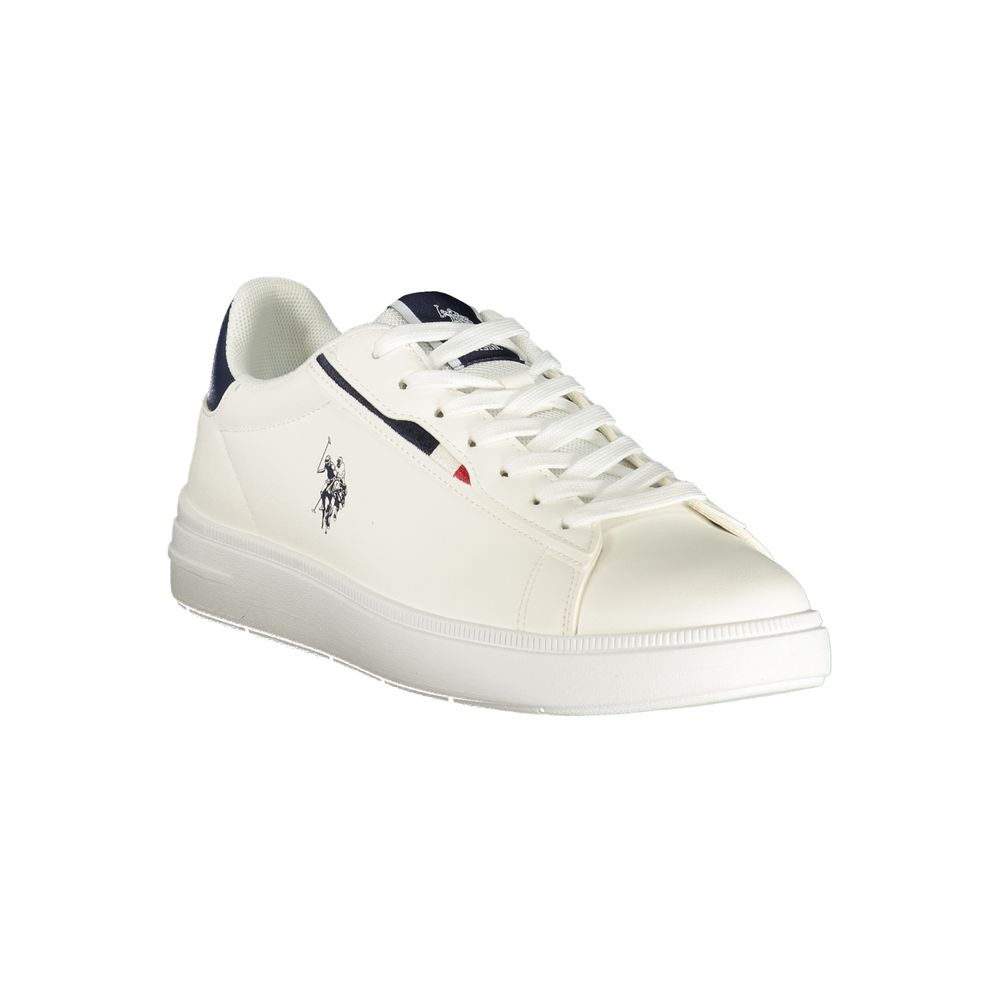 U.S. POLO ASSN. Herren-Sneaker aus weißem Polyurethan