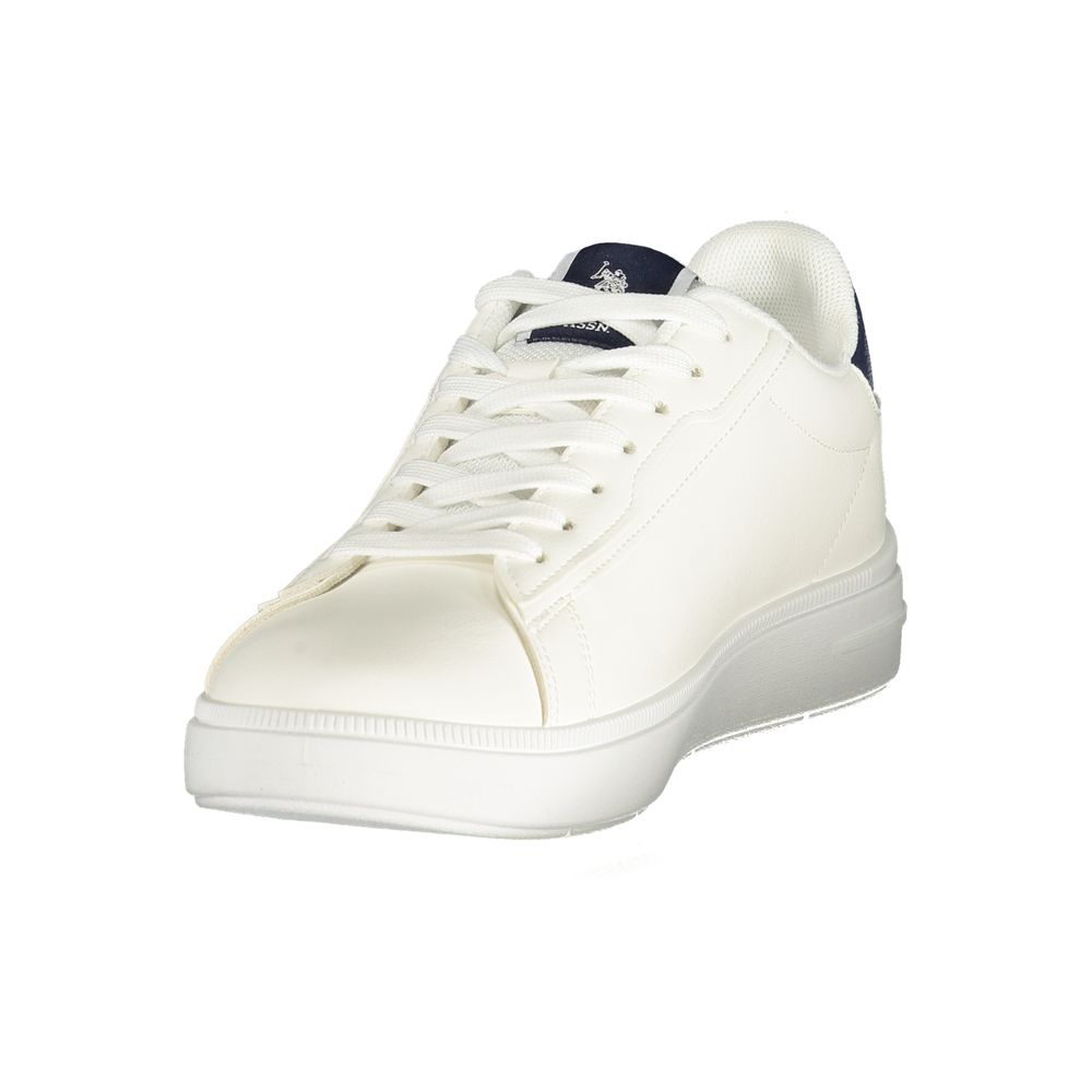 U.S. POLO ASSN. Herren-Sneaker aus weißem Polyurethan