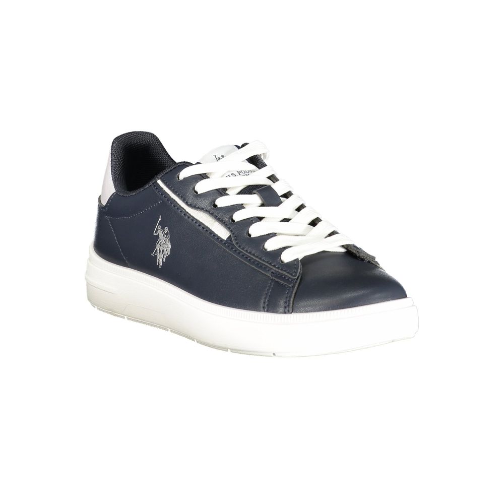 U.S. POLO ASSN. Blaue Damen-Sneaker aus Polyurethan