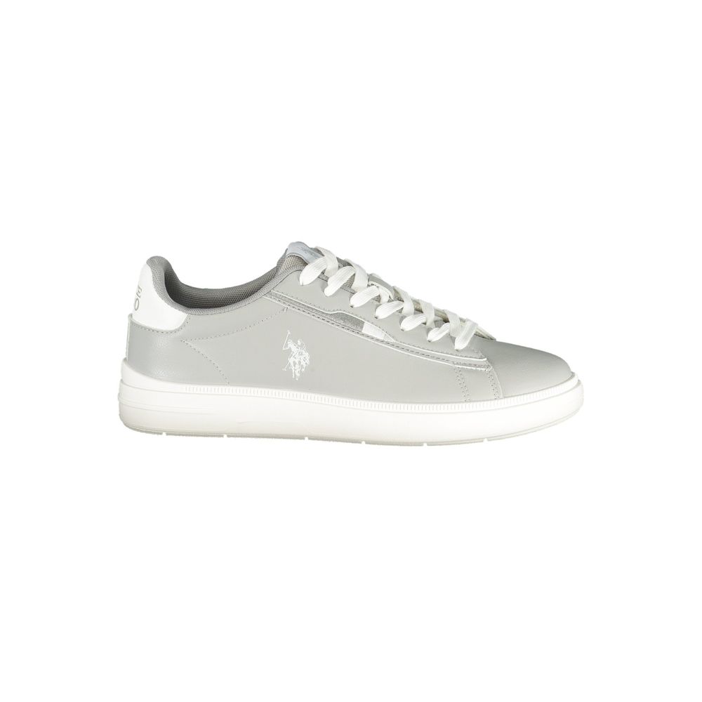 U.S. POLO ASSN. Grauer Herren-Sneaker aus Polyester