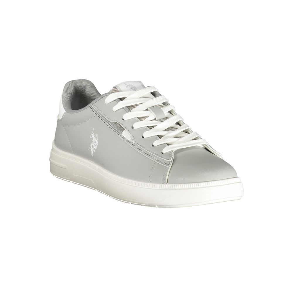 U.S. POLO ASSN. Grauer Herren-Sneaker aus Polyester