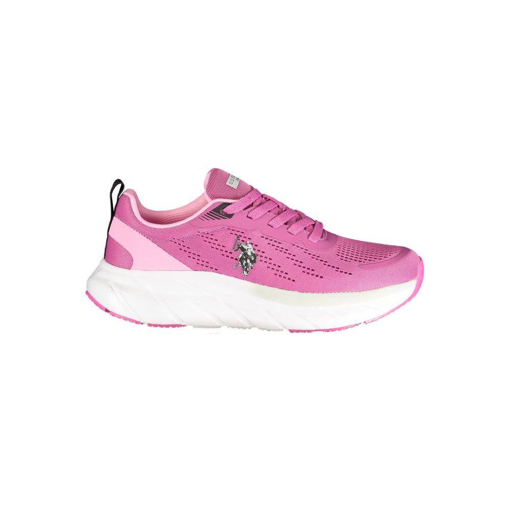 U.S. POLO ASSN. Pink Polyurethane Damensneaker