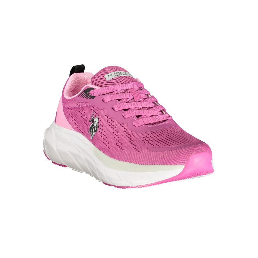 U.S. POLO ASSN. Pink Polyurethane Damensneaker
