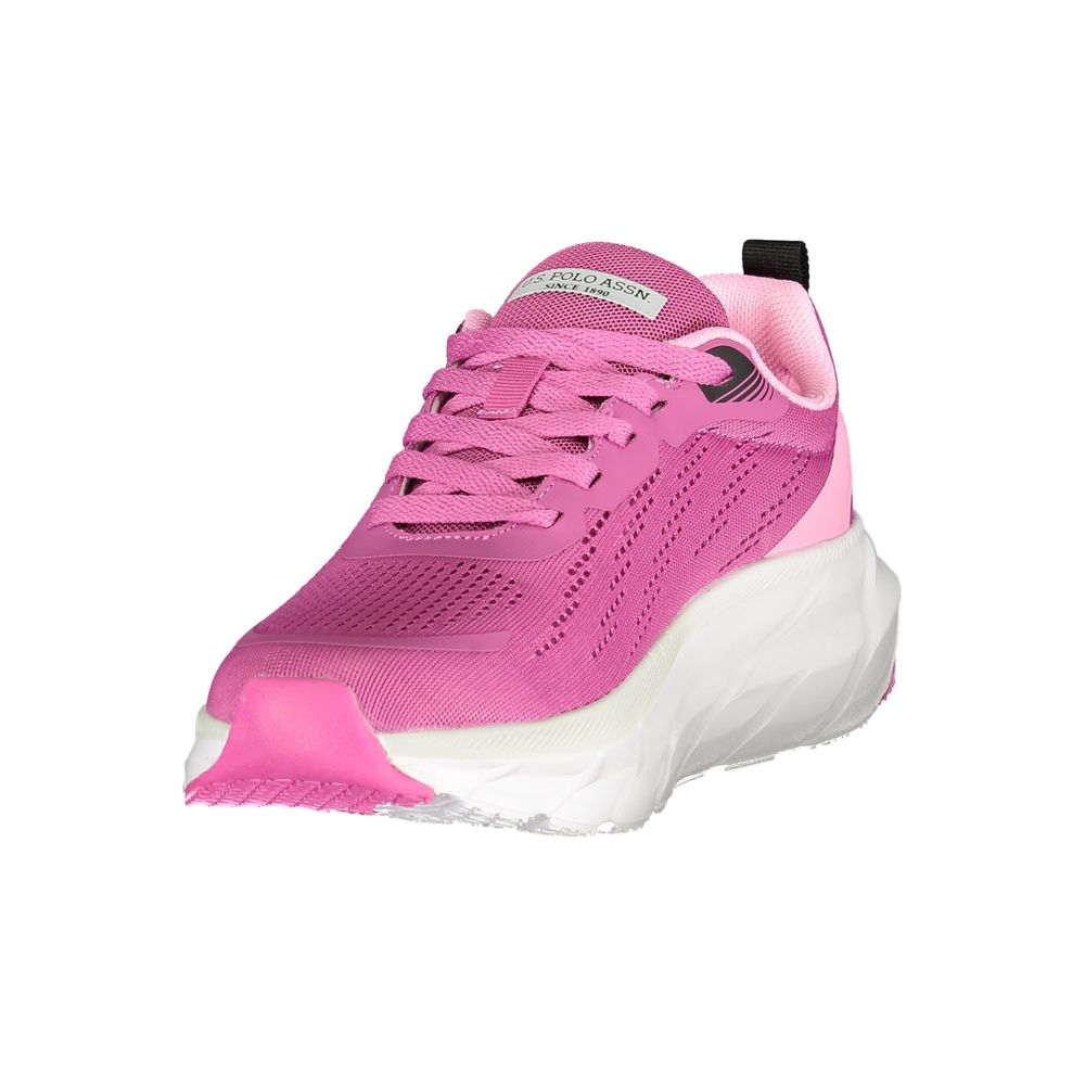 U.S. POLO ASSN. Pink Polyurethane Damensneaker