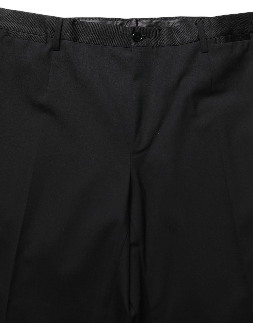 Dolce & Gabbana Schwarze Wollhose mit schmal zulaufendem Bein