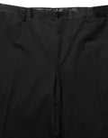 Dolce & Gabbana Schwarze Wollhose mit schmal zulaufendem Bein