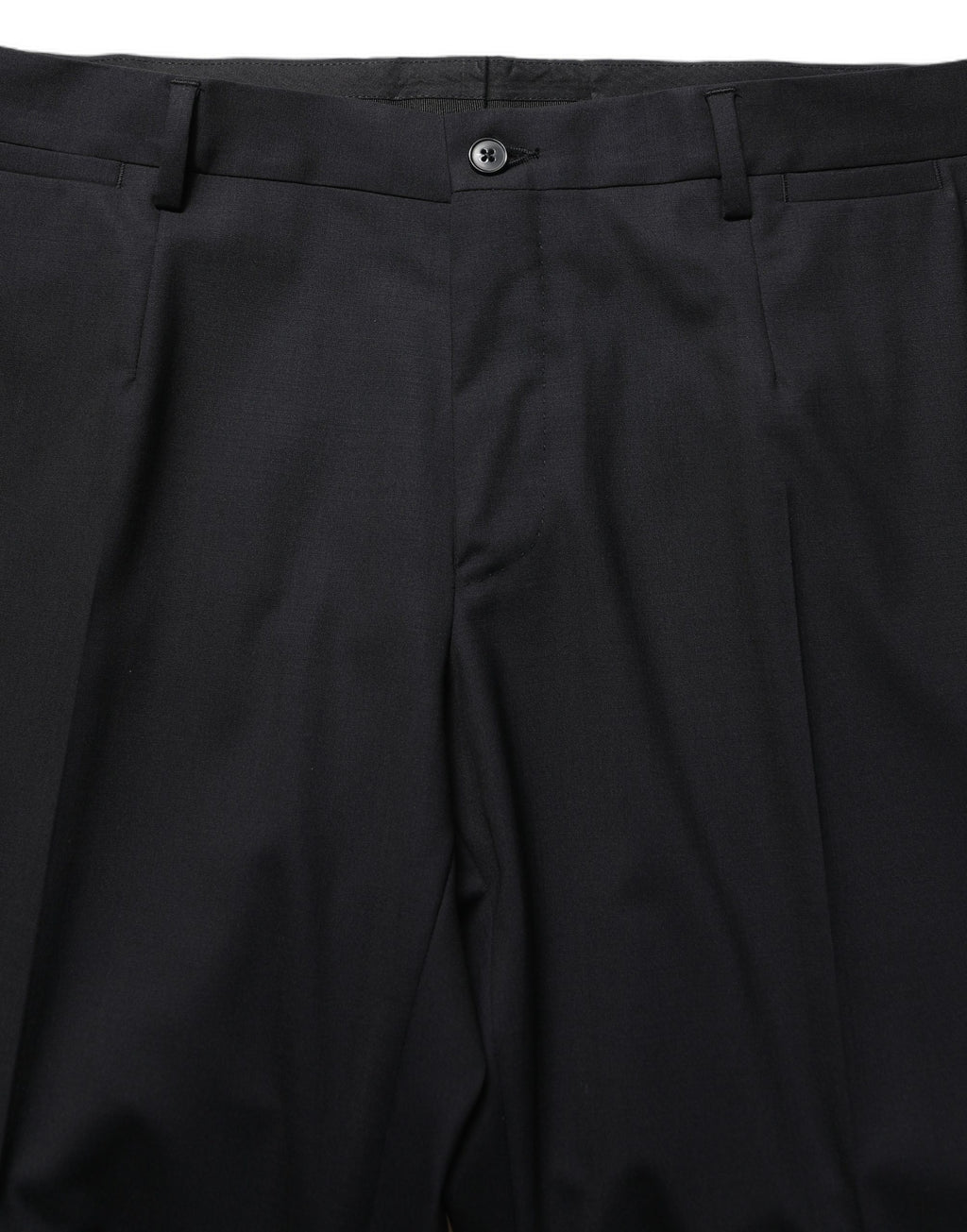 Dolce & Gabbana Schwarze Wollhose mit schmal zulaufendem Bein