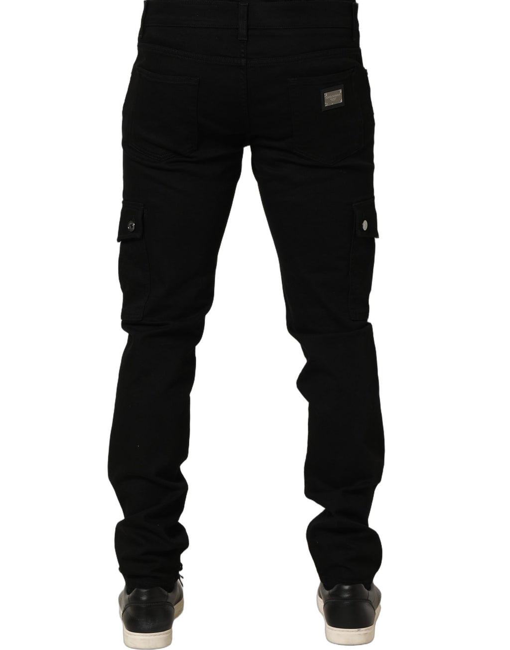 Dolce & Gabbana Schwarze Baumwoll-Stretch-Skinny-Denim-Jeans für Männer