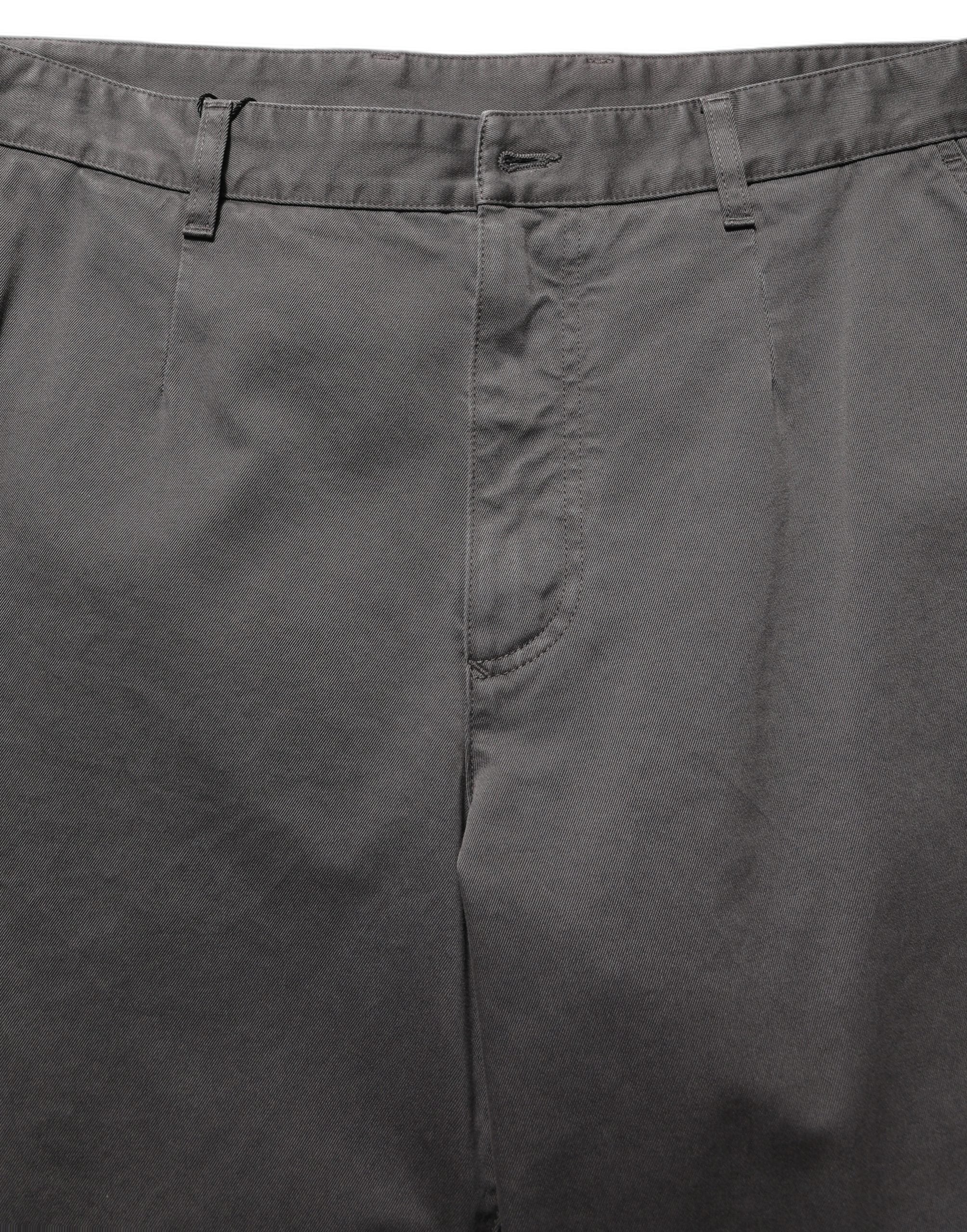 Dolce & Gabbana Dunkelgraue gerade Herren-Hose mit mittlerer Leibhöhe