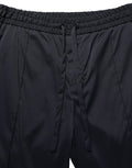 Dolce & Gabbana Schwarze Nylon Jogger-Sweatpants mit geradem Bein