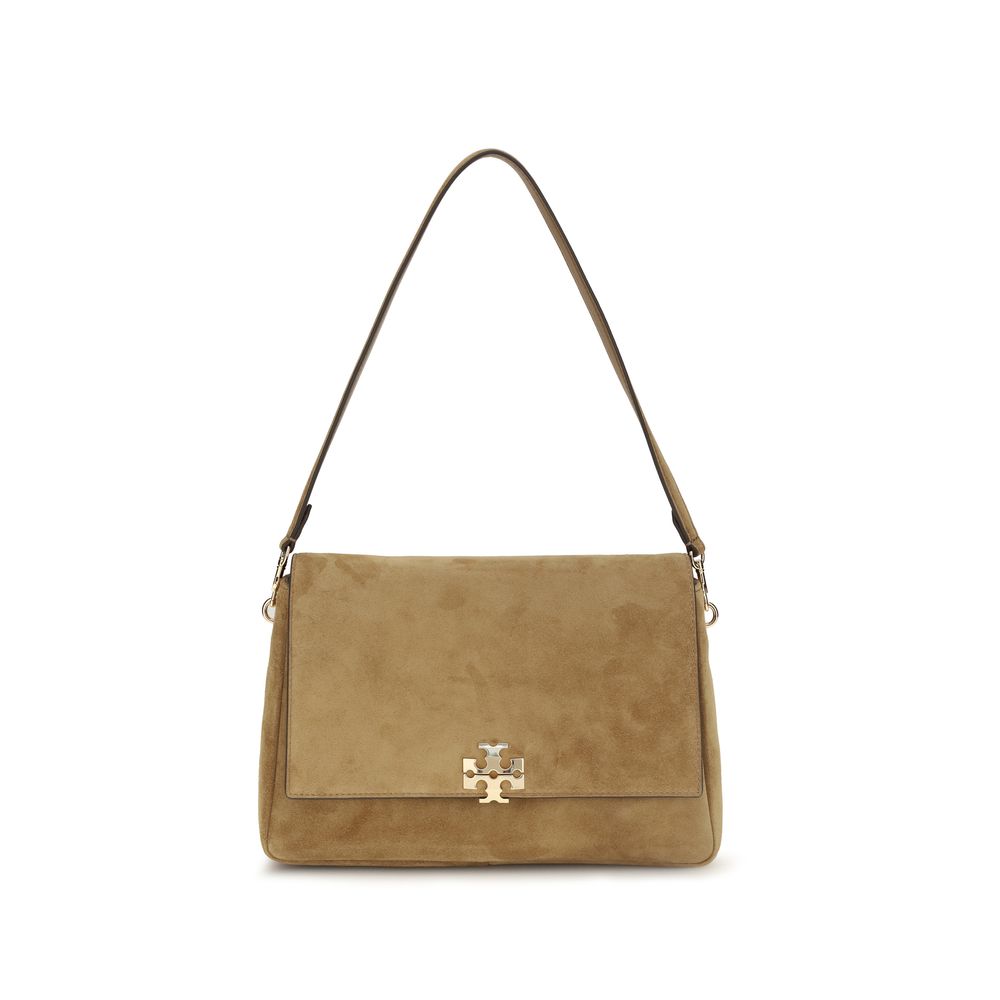 Tory Burch Beige Kalbsleder Bos Taurus Schultertasche