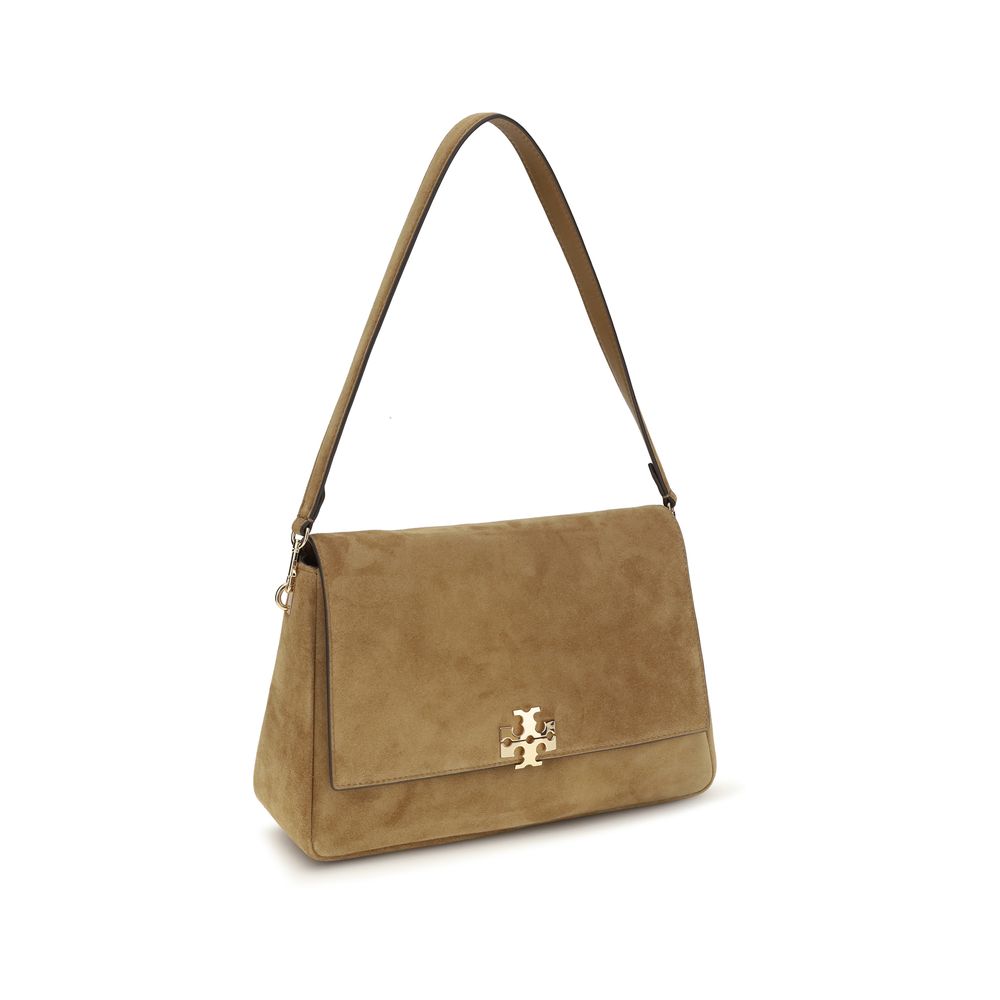 Tory Burch Beige Kalbsleder Bos Taurus Schultertasche