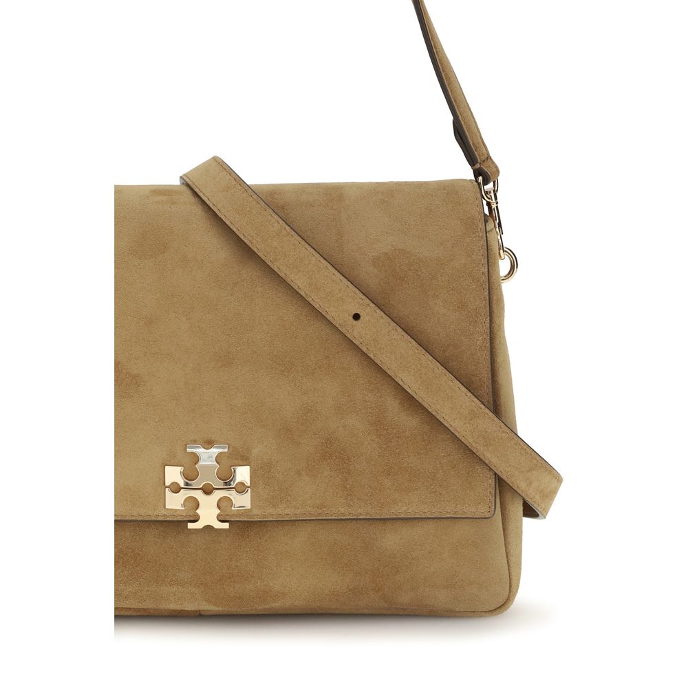 Tory Burch Beige Kalbsleder Bos Taurus Schultertasche