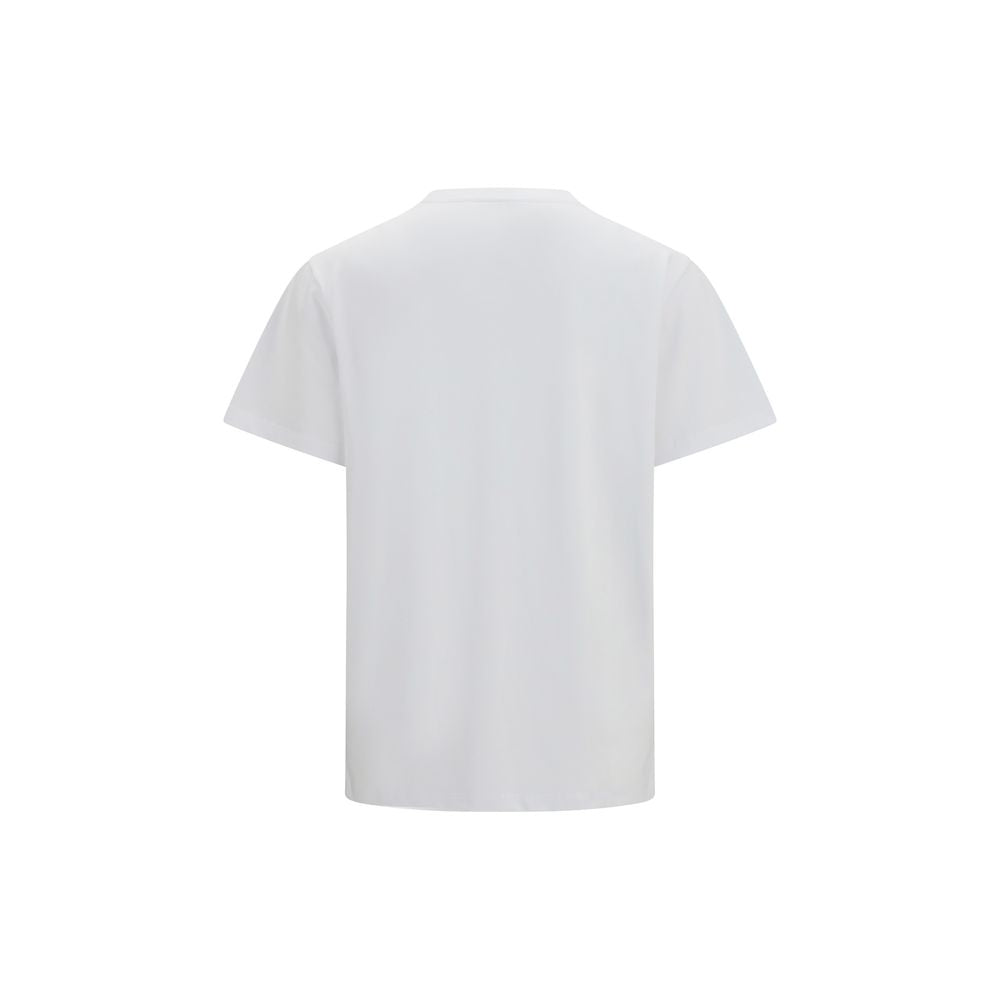 Ganni Weißes Baumwoll-T-Shirt