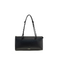 Jil Sander Schwarze Kalbsleder Bos Taurus Handtasche