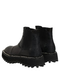 Dolce & Gabbana Schwarze Chelsea Boots aus Leder, Slip-On-Herrenschuhe