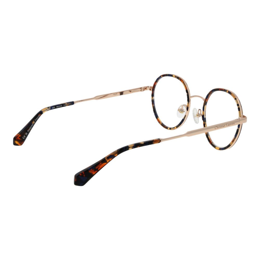 Christian Lacroix Brille aus Goldmetall & Kunststoff (Fassung)