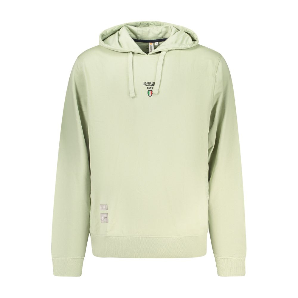 Accademia Militare Herren-Hoodie aus Baumwolle in Verde