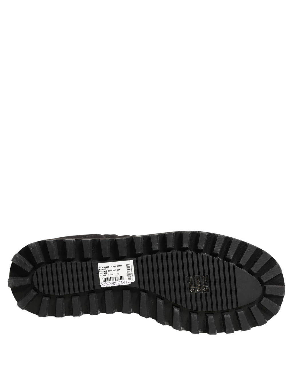 Dolce & Gabbana Schwarze Stiefeletten mit Stepp-Effekt