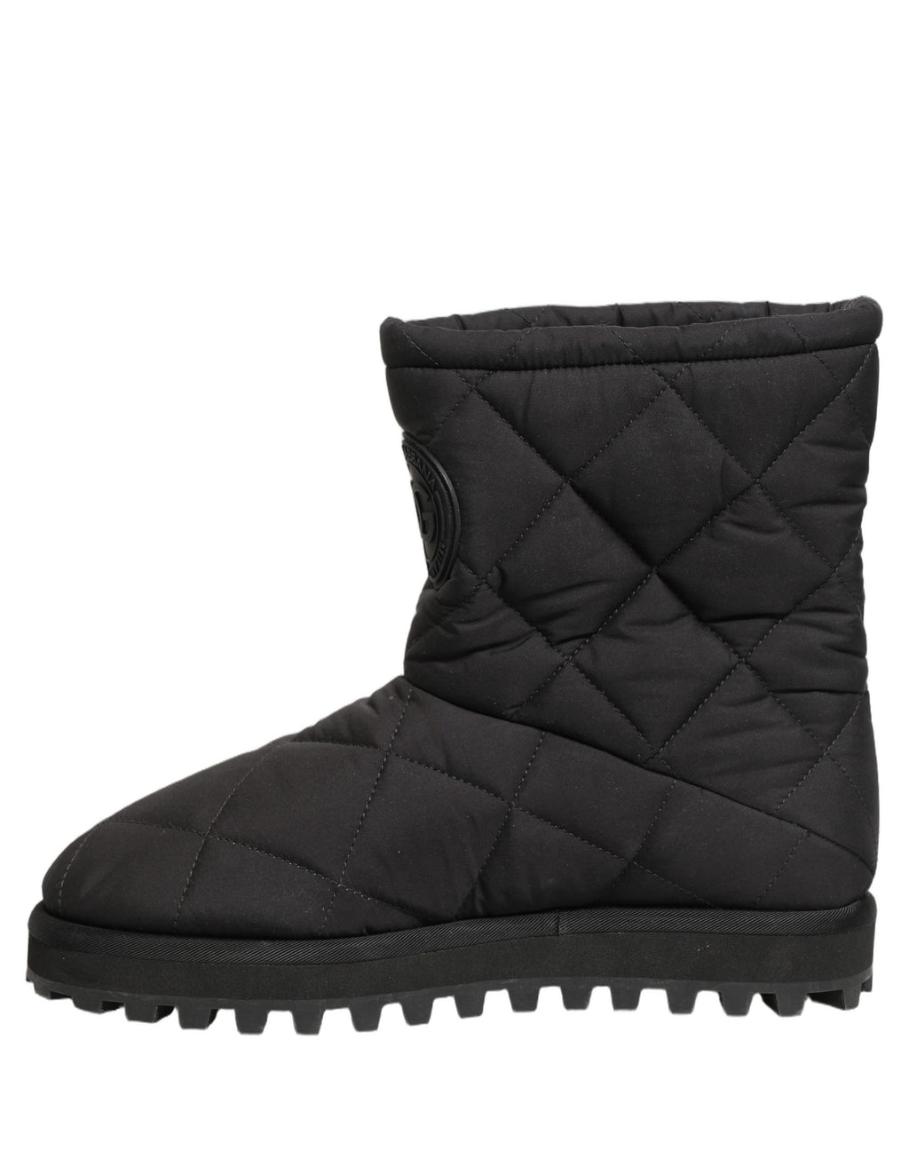 Dolce & Gabbana Schwarze Stiefeletten mit Stepp-Effekt