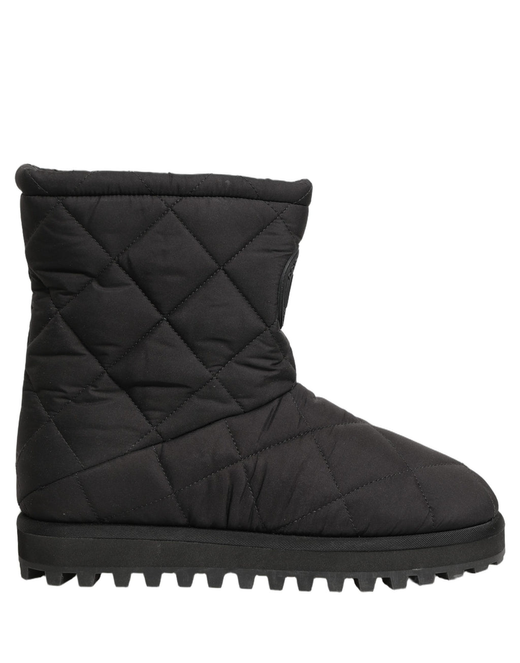 Dolce & Gabbana Schwarze Stiefeletten mit Stepp-Effekt
