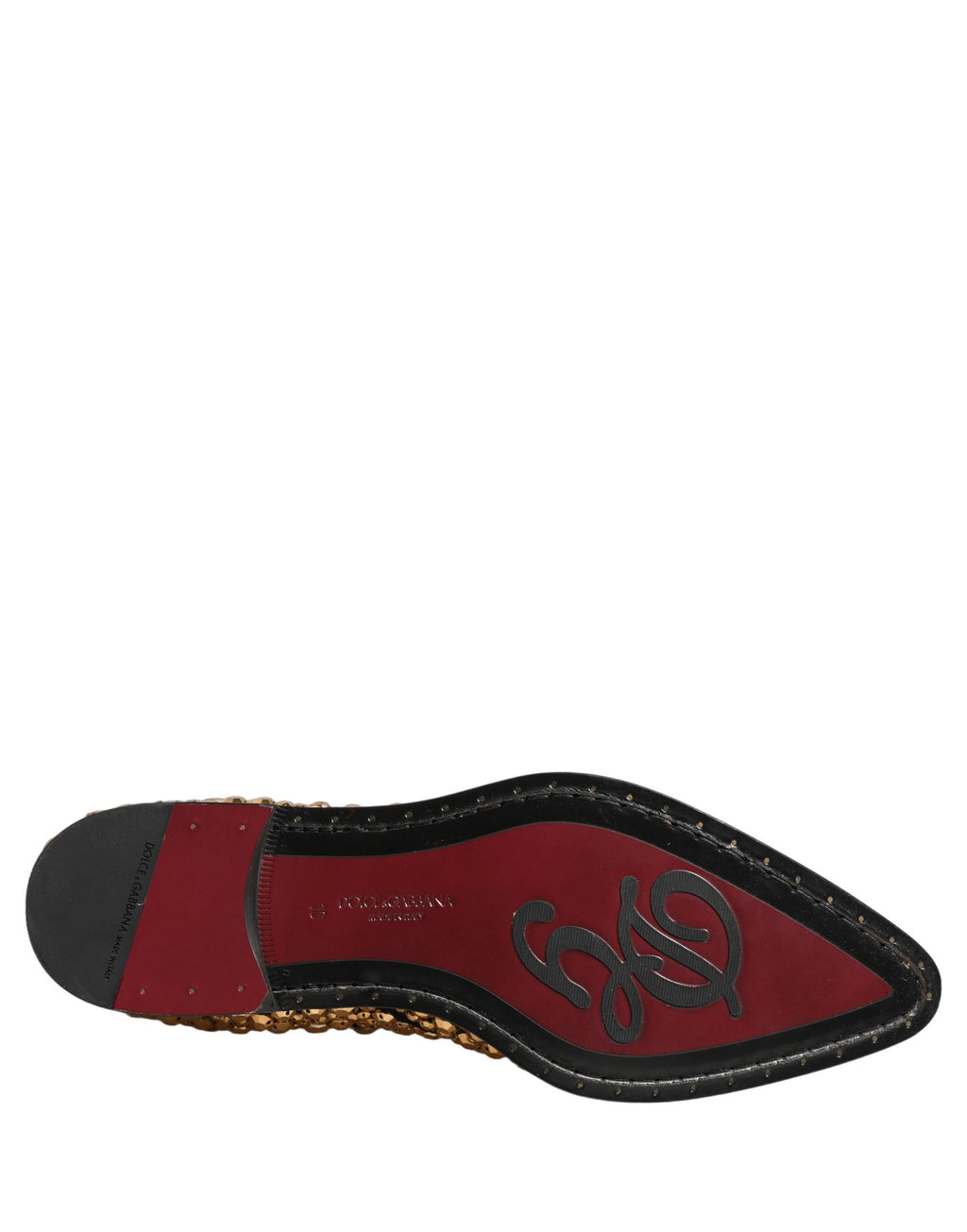 Dolce & Gabbana Chelsea-Ankle Boots mit Goldverzierung