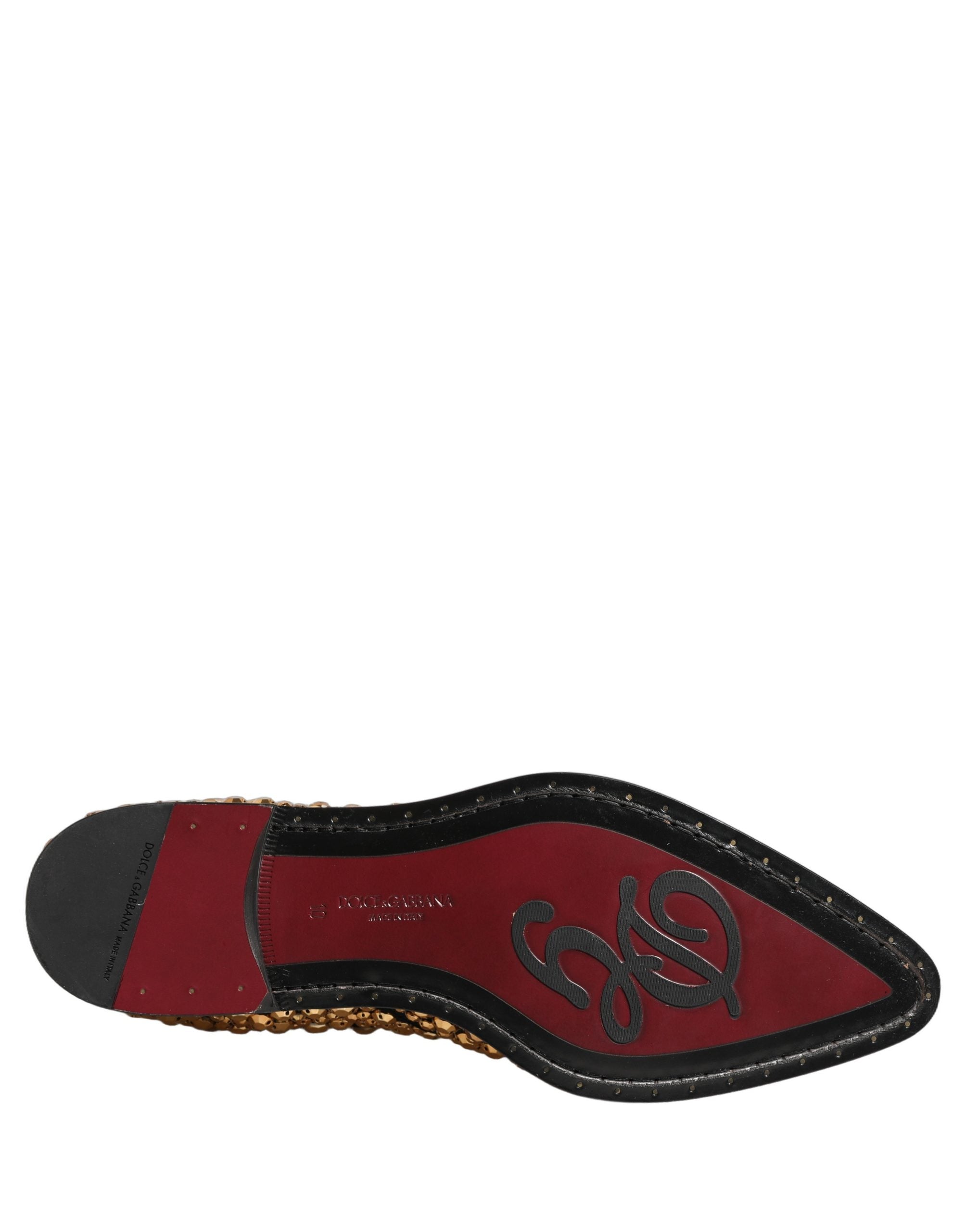 Dolce & Gabbana Chelsea-Ankle Boots mit Goldverzierung