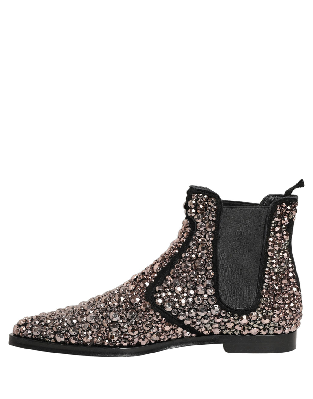 Dolce & Gabbana Chelsea Ankle Boots mit Silber-Verzierungen