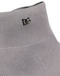 Dolce & Gabbana Graue Stretch-Mesh-Ankle-Boots für Herren