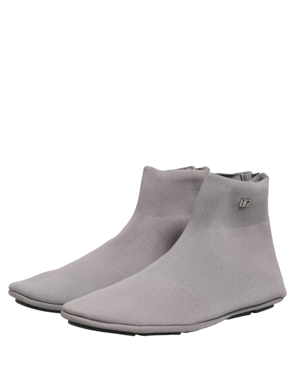 Dolce & Gabbana Graue Stretch-Mesh-Ankle-Boots für Herren