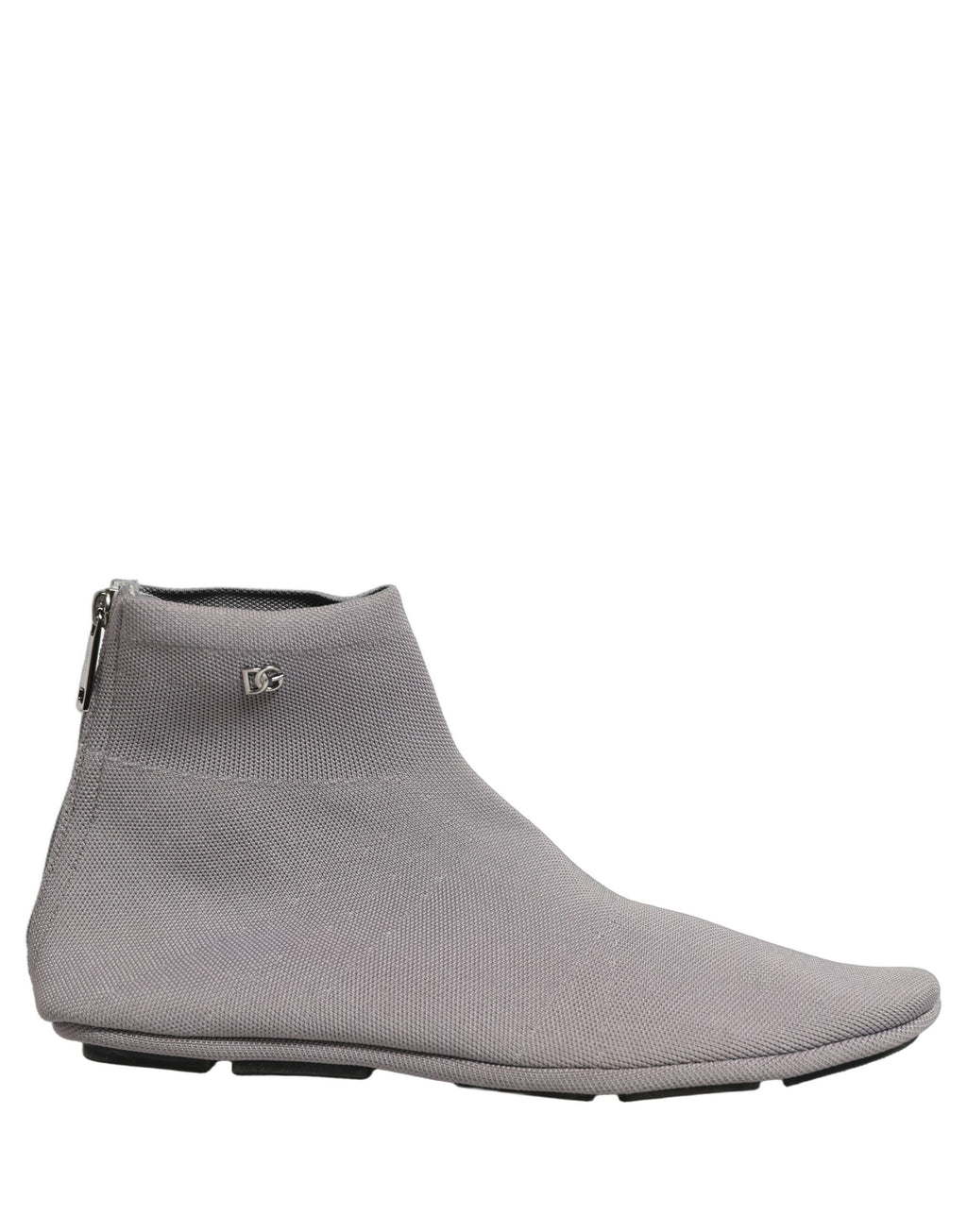 Dolce & Gabbana Graue Stretch-Mesh-Ankle-Boots für Herren