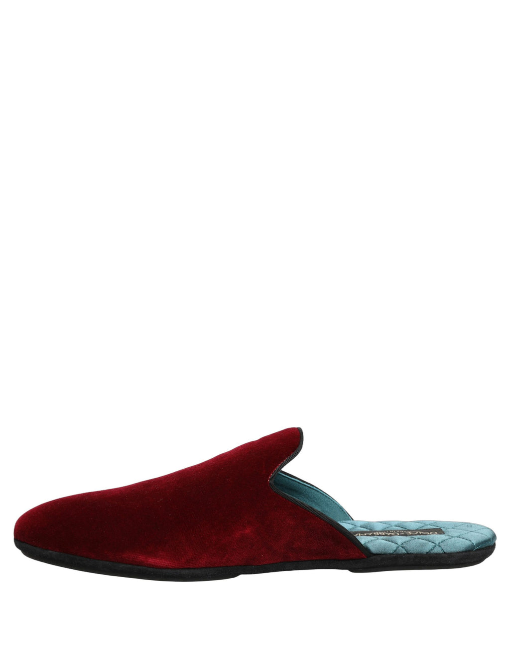 Dolce & Gabbana Rote Wildleder-Slipper für Herren