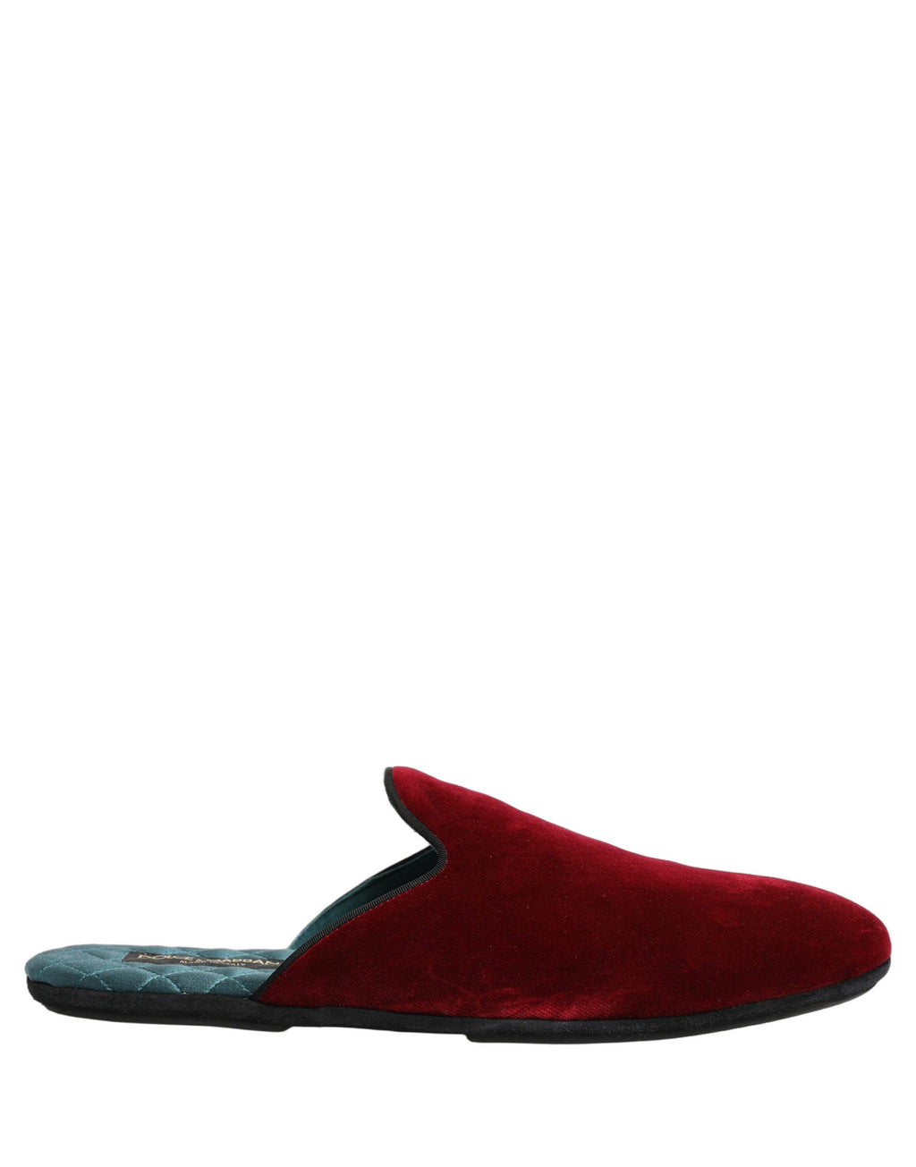 Dolce & Gabbana Rote Wildleder-Slipper für Herren