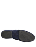 Dolce & Gabbana Blaue Wildleder-Slipper "Slides" für Herren