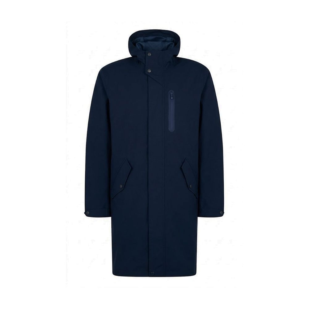 Herno Blauer Polyester-Mantel